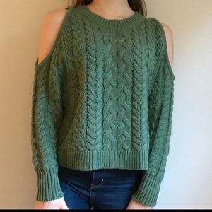 Off the shoulder sweater